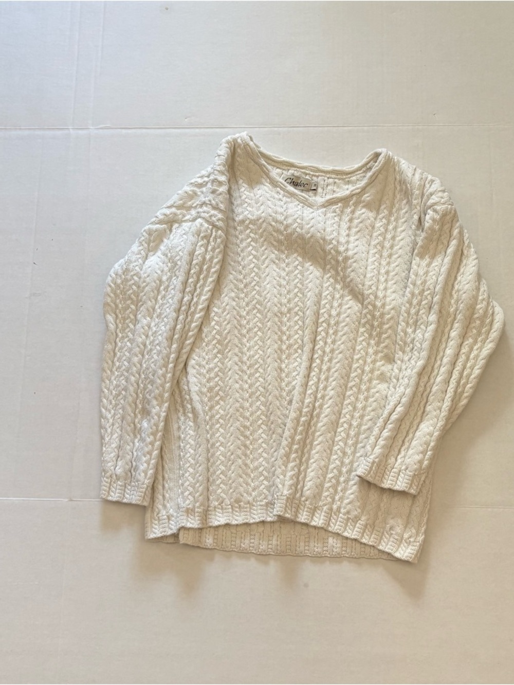 Chaloc white Sweater